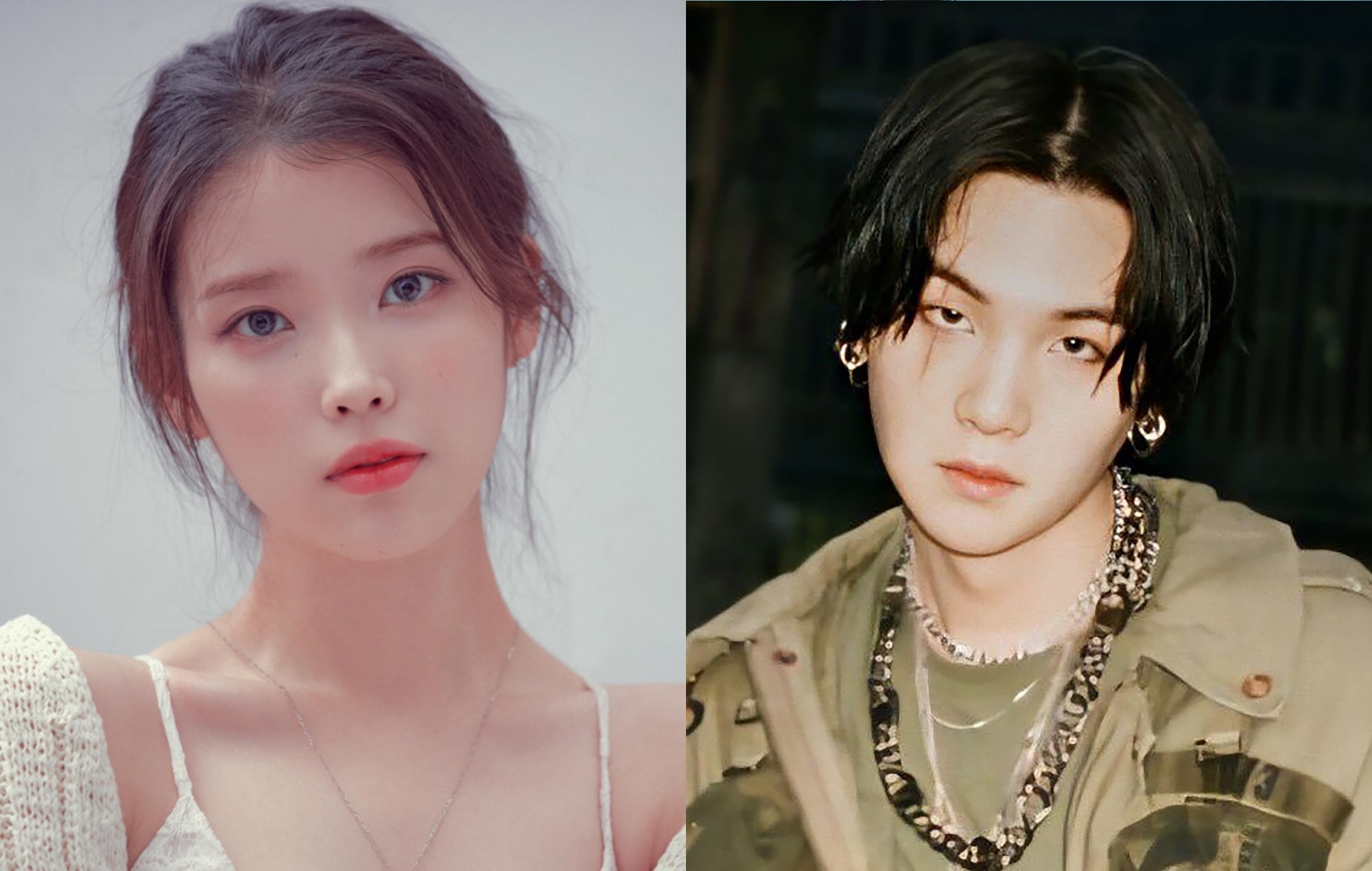 Bts and Iu Under Same Label