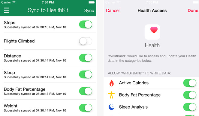 Fitbit Healthkit Sync