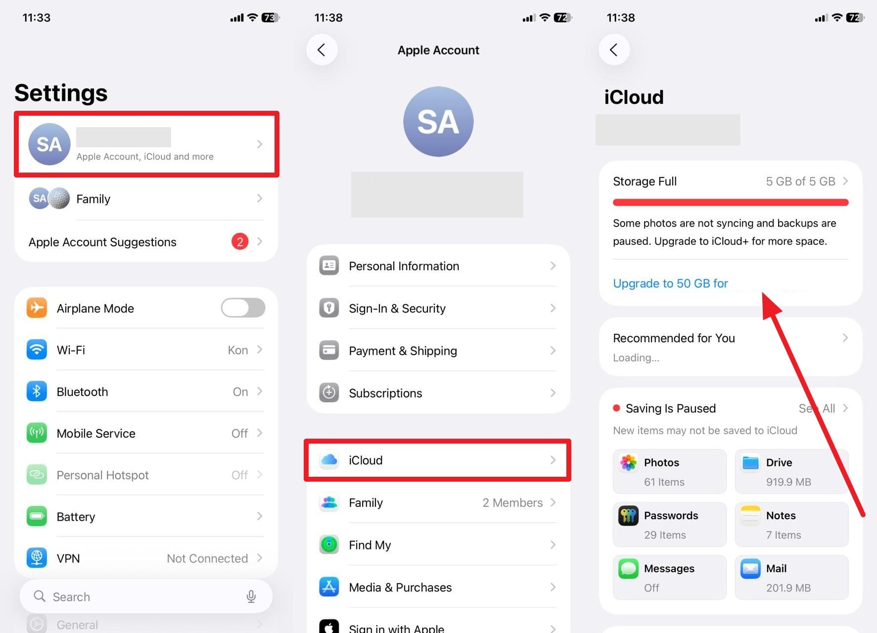 How to Continue Icloud Syncing