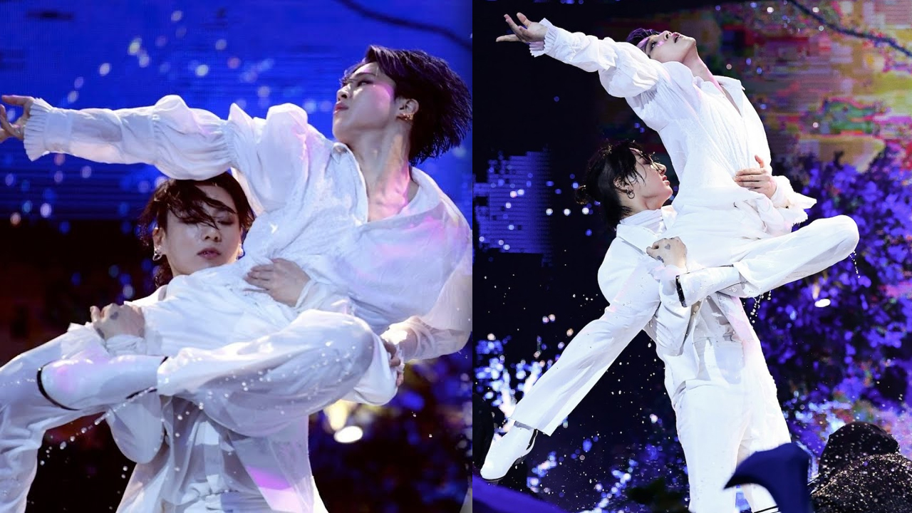 Jungkook and Jimin on Stage