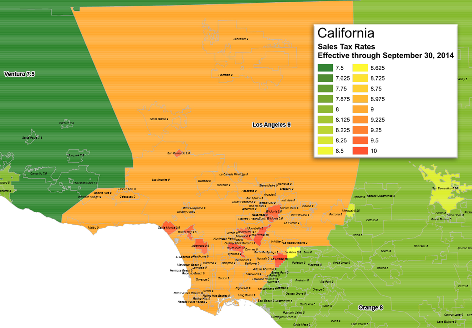 Sales Tax Los Angeles