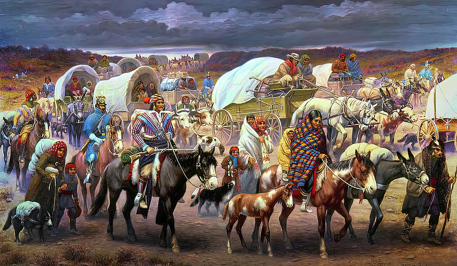 Painting of Trail of Tears