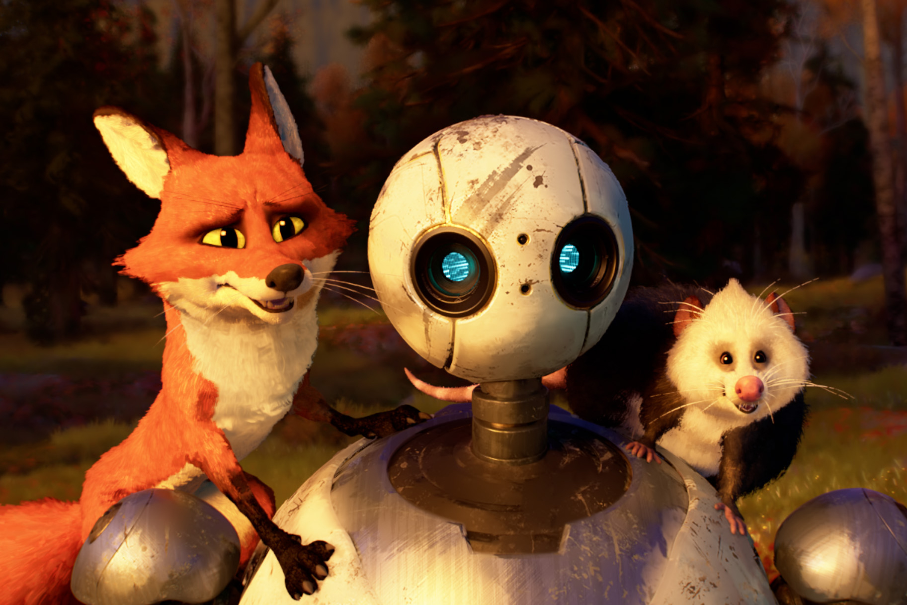 Who Plays the Fox in the Wild Robot