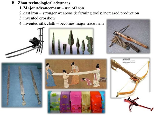 What New Technology Was Developed During the Zhou Dynasty