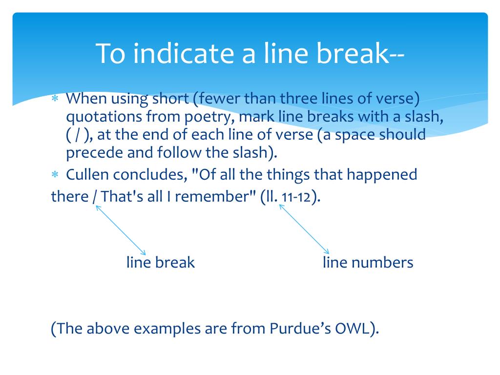 How to Cite Line Numbers