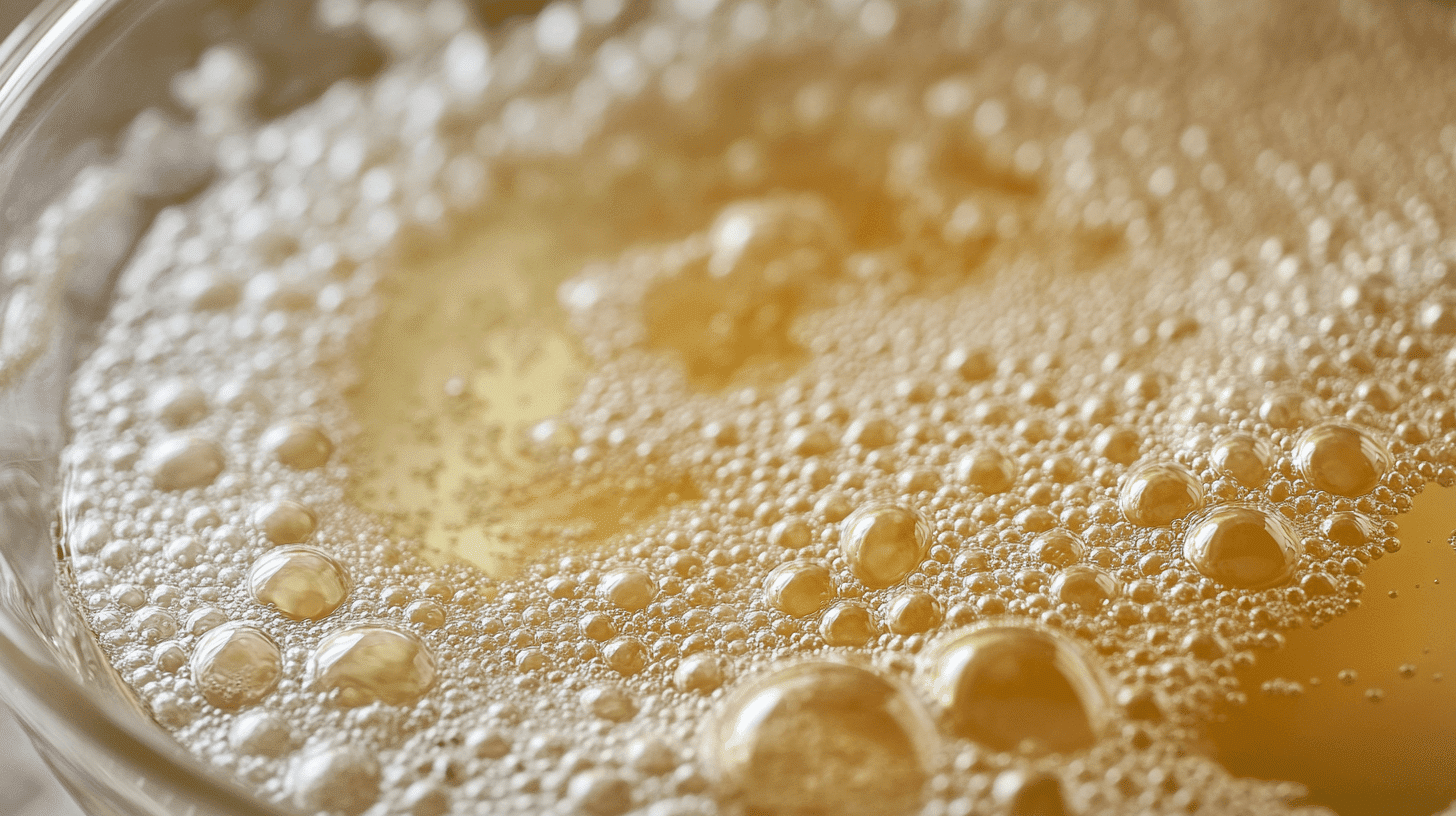 Foaming Yeast in Water