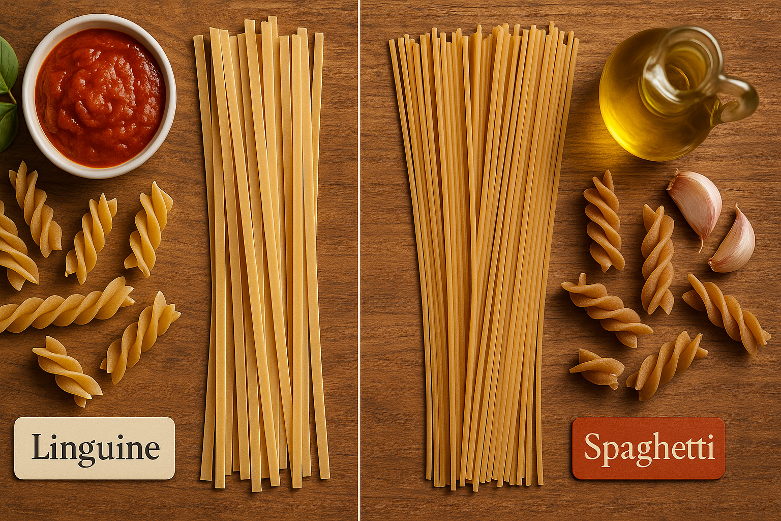 What's the Difference Between Linguine and Spaghetti