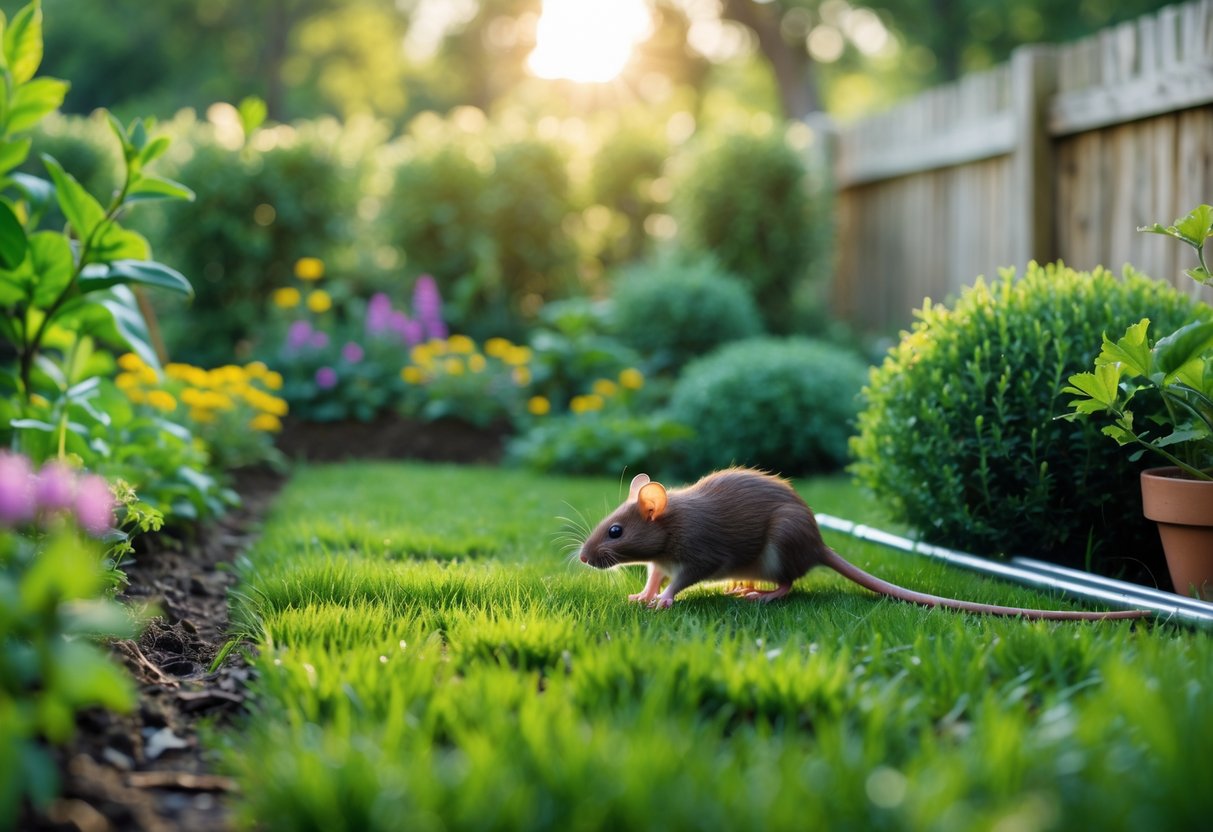 Rat in Garden in Daylight Uk