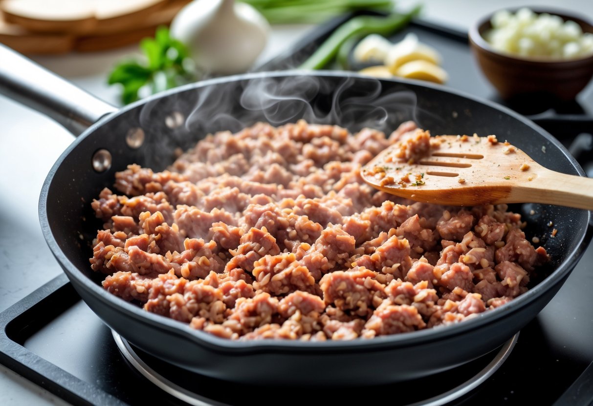 How Long to Cook Ground Pork on Stove