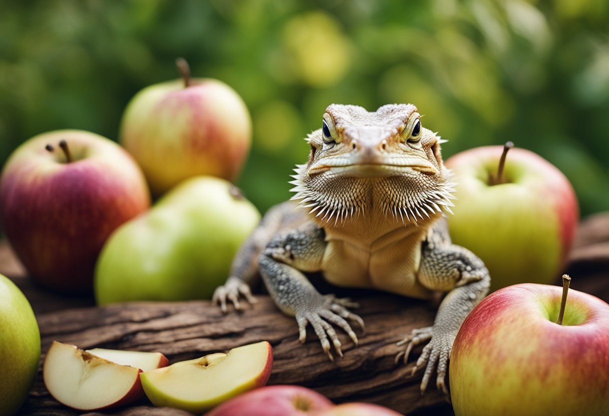 Apples for Bearded Dragons