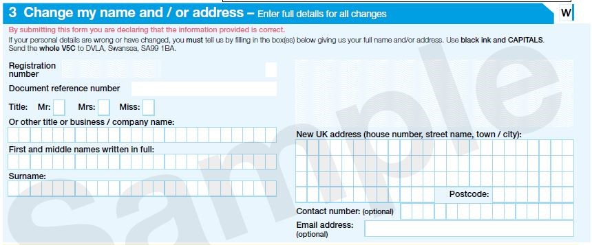 How Do I Change the Address on My V5