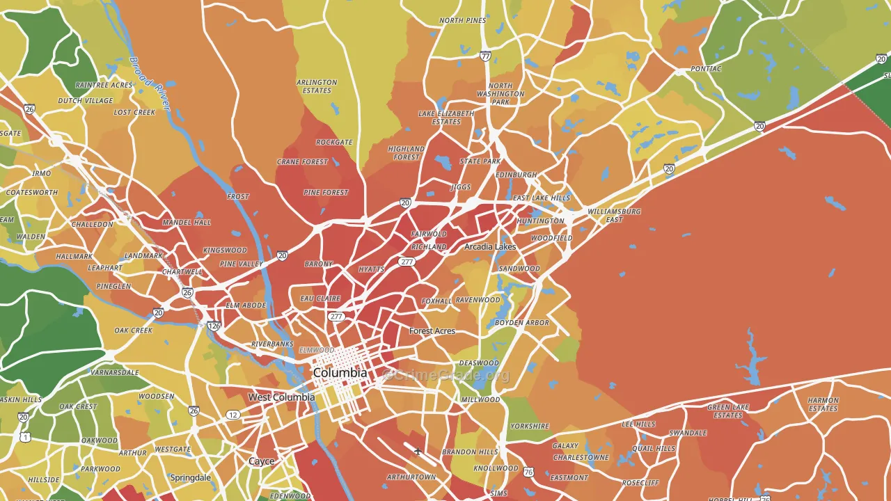 Columbia Sc Crime Rate