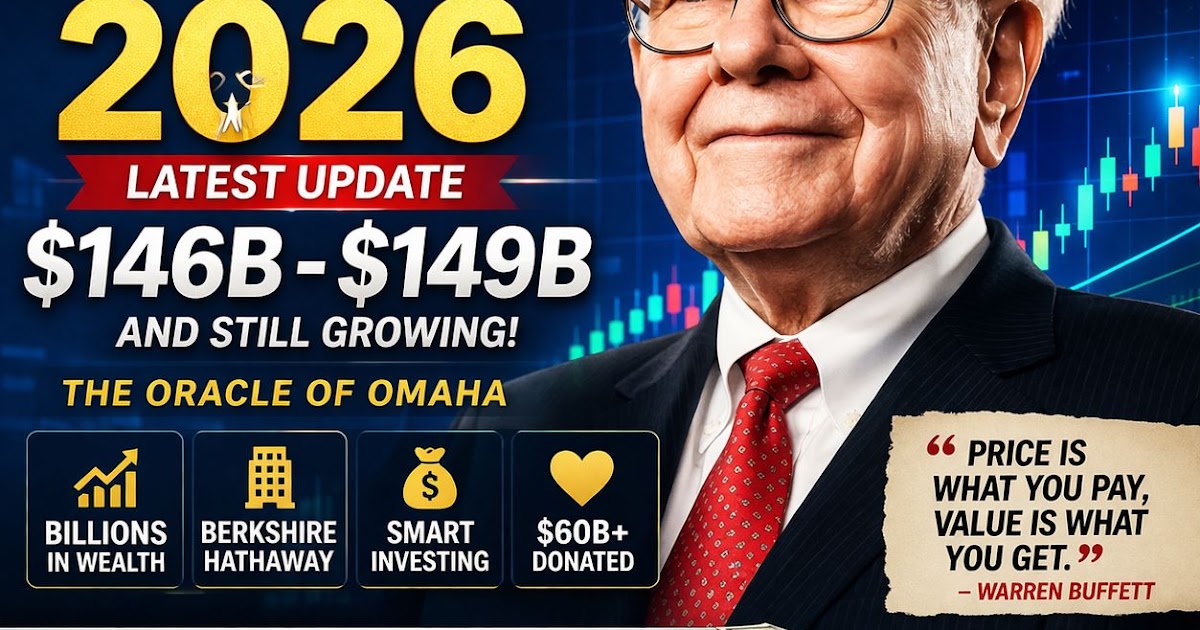Warren Buffett Net Worth in 2026: How the Oracle of Omaha Built a $145 Billion Fortune