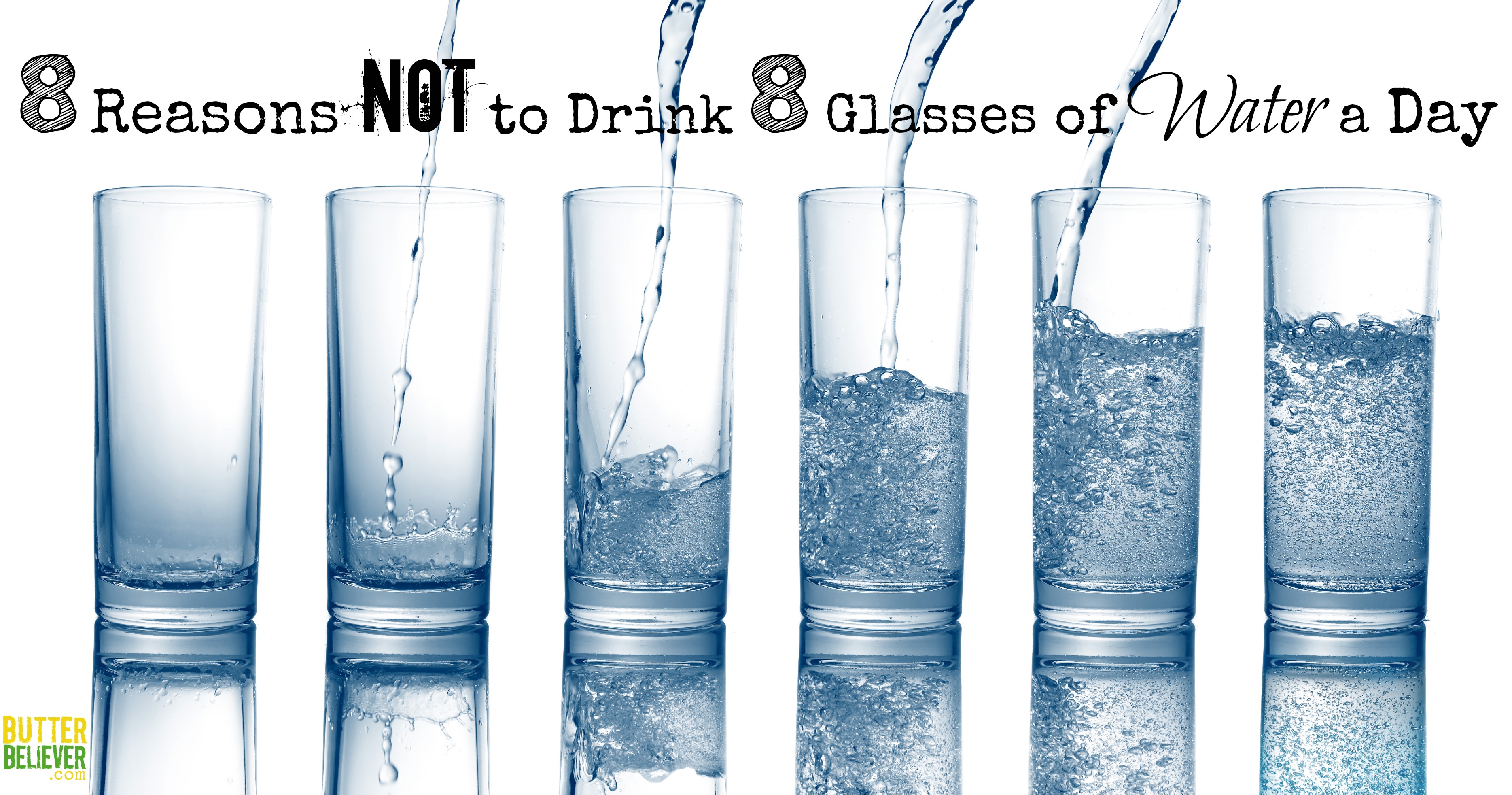 How Many Bottles Is 8 Glasses of Water