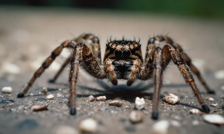 Why Do Spiders Run at You