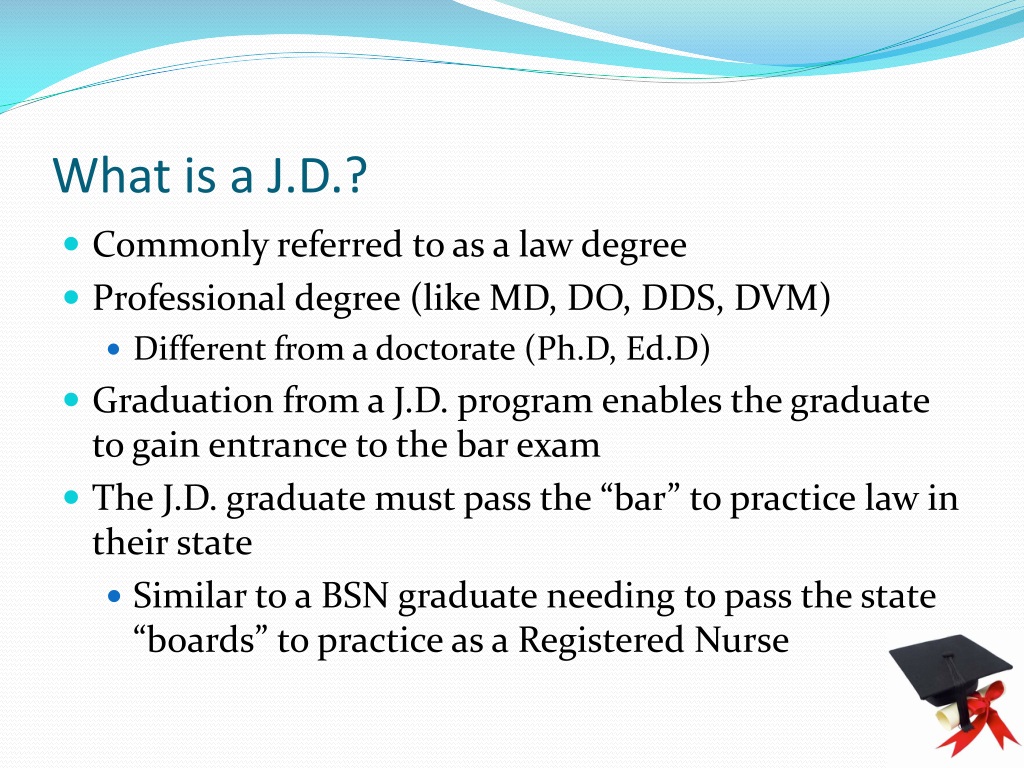 What Is Jd Degree Mean