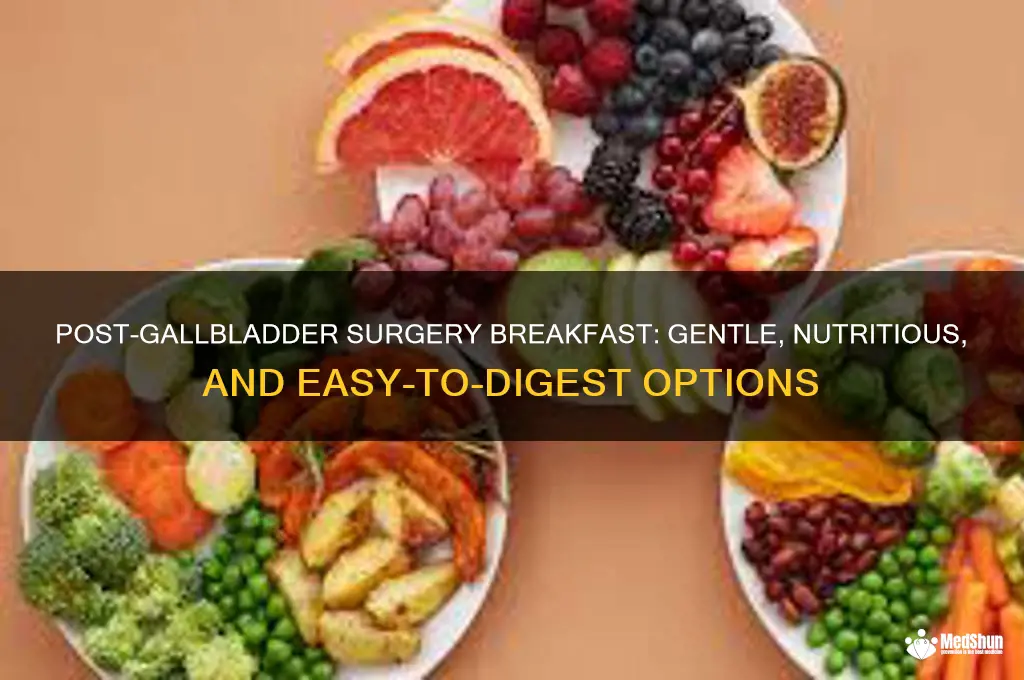 What to Eat for Breakfast After Gallbladder Removal