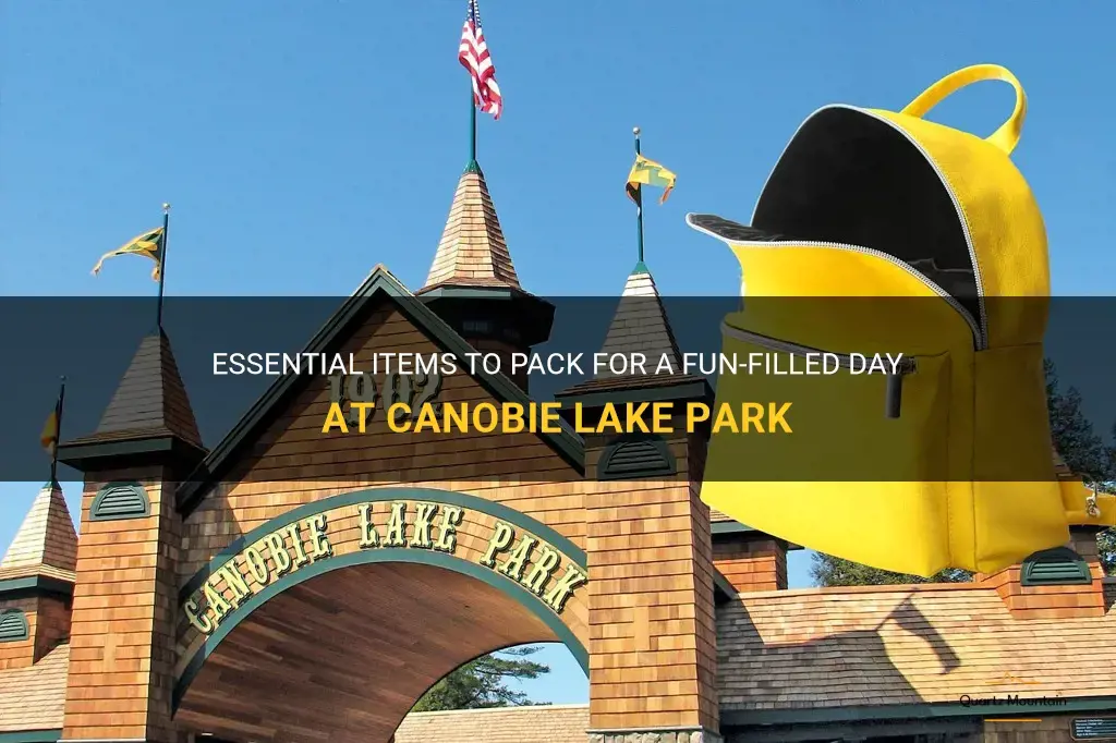 Canobie Lake Park Bag Policy