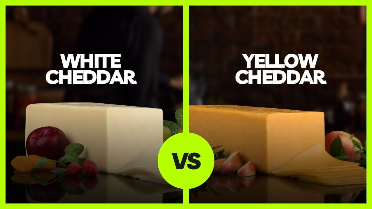 White vs Yellow Cheddar Cheese