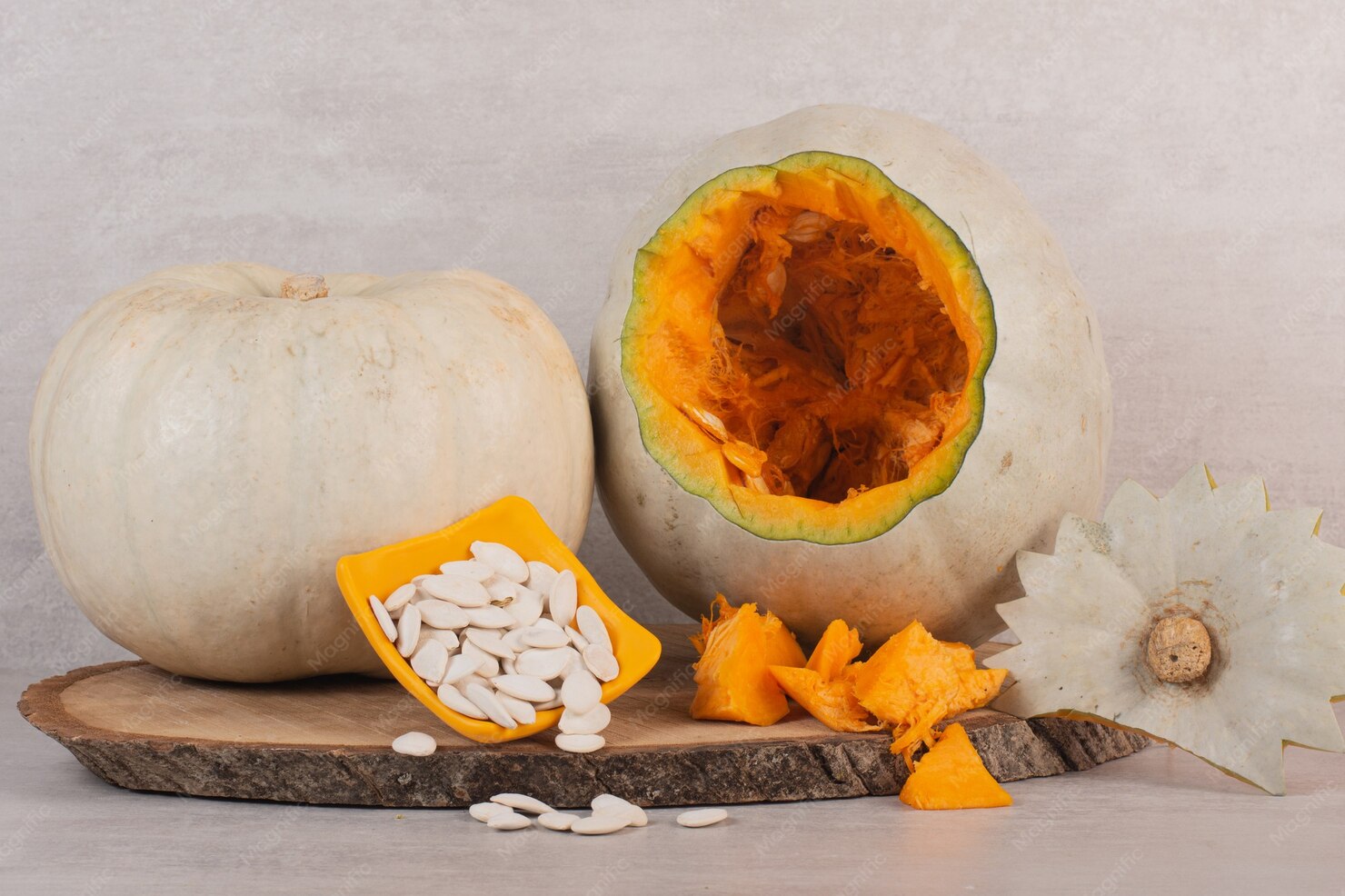 Pumpkin Seeds from White Pumpkin