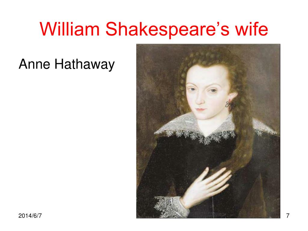 Name of William Shakespeare Wife