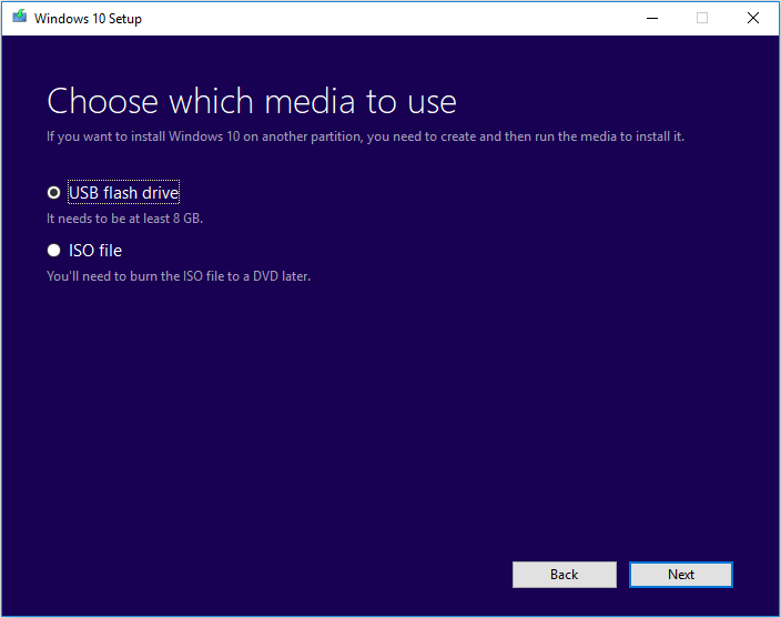 Windows 10 Media Creation Utility