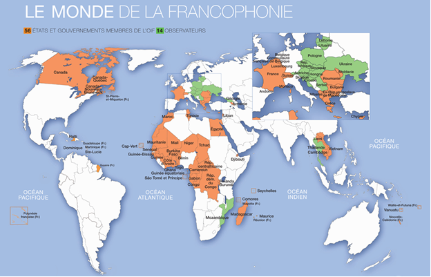 Countries Where French Is Official Language