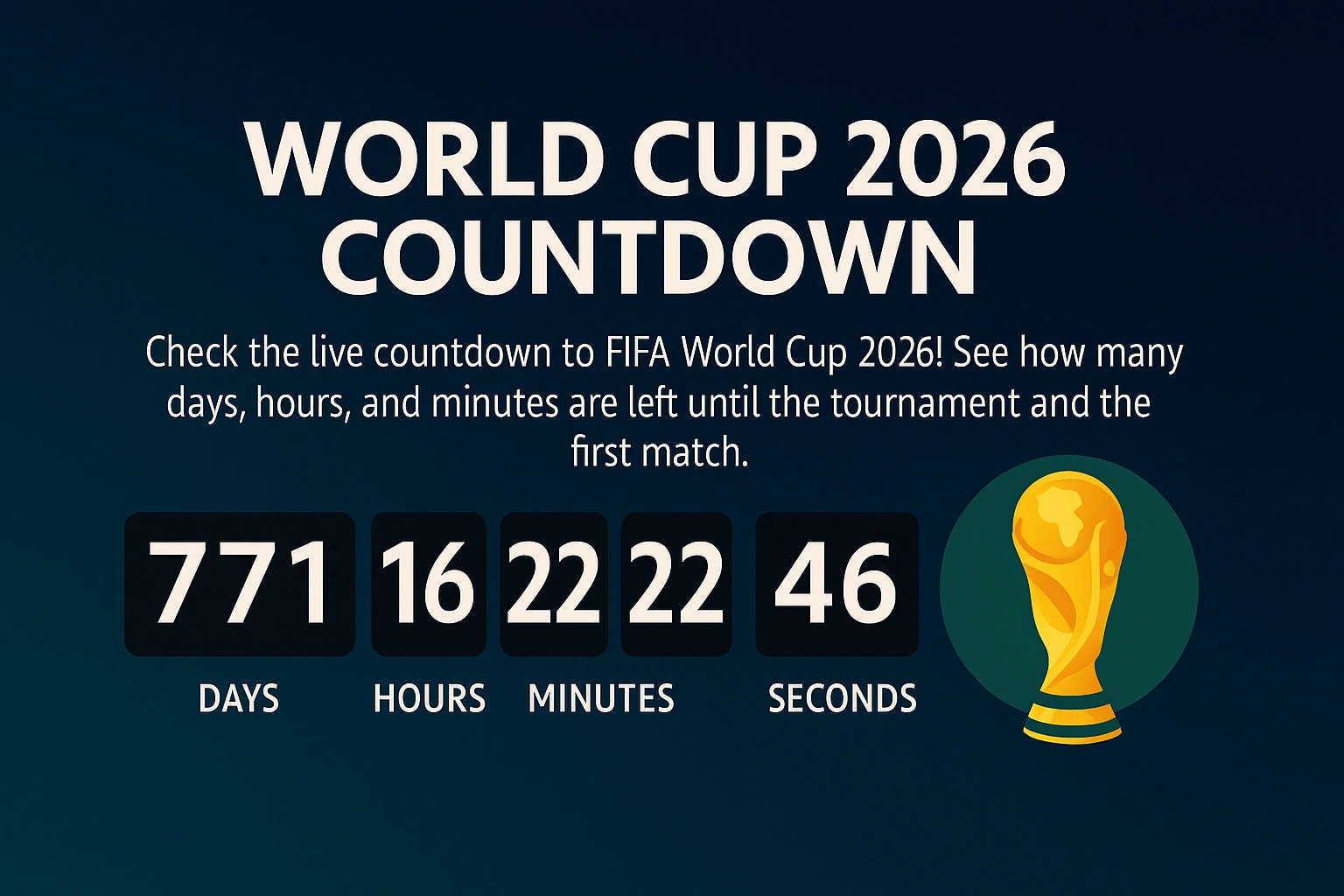 How Many Days Until the World Cup