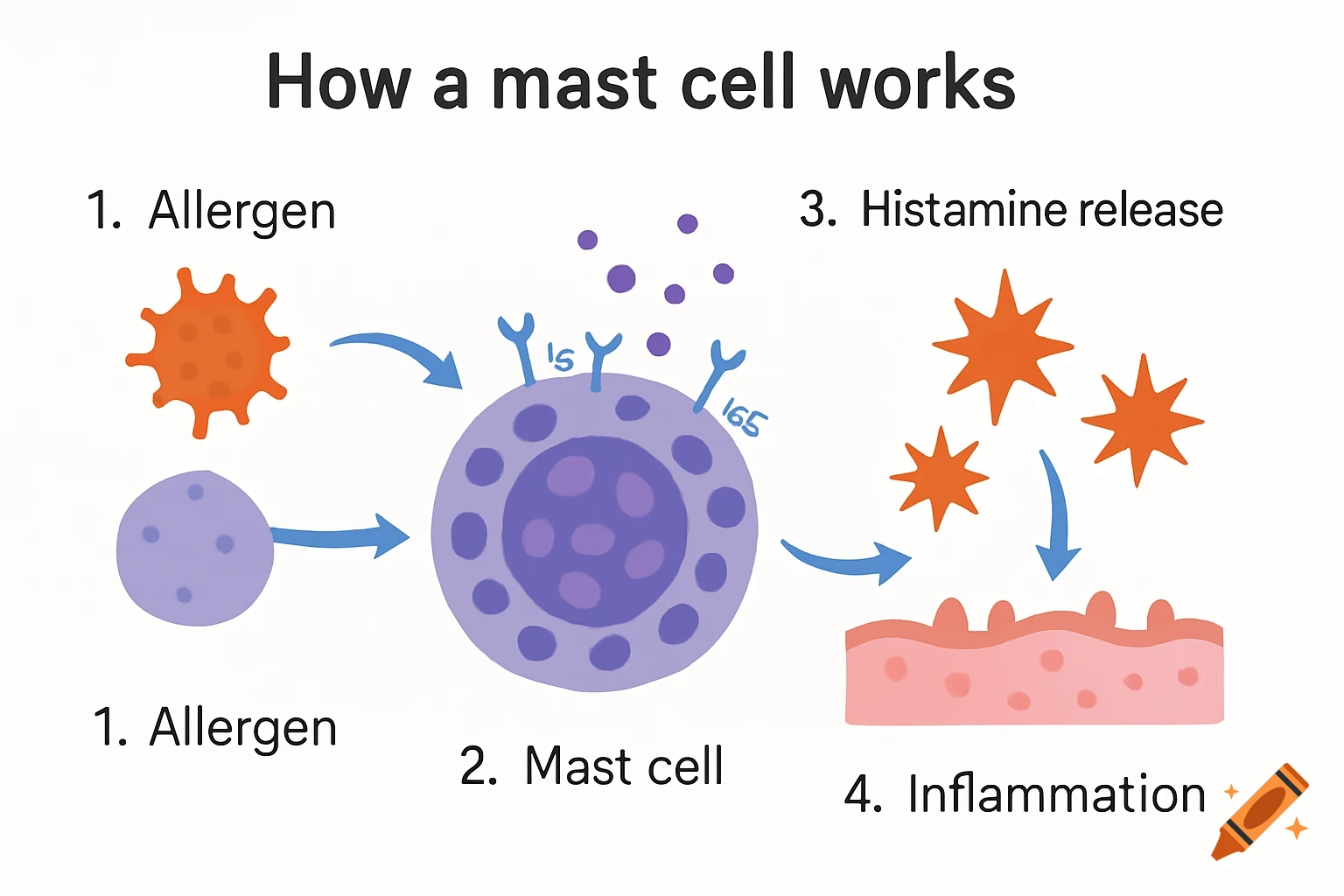 Chemical Released by Mast Cells Which Causes Inflammation