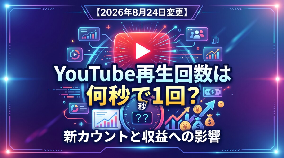 【2026最新】Youtube日本ランキング激変！首位の正体と年収の真実