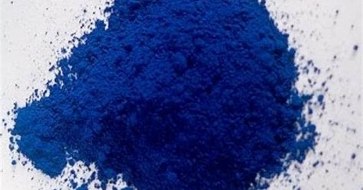 Blue Dye On