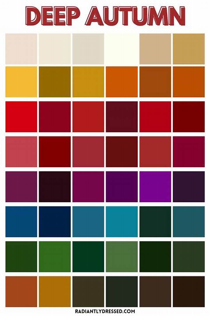 Deep Autumn Color Palette: Rich Hues for Real-World Style