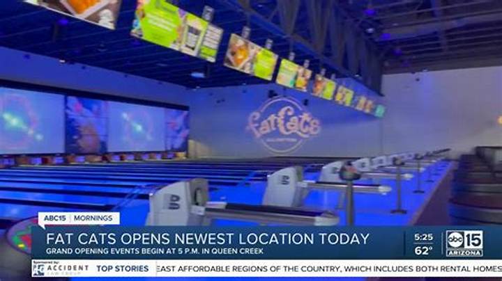 Fat Cats Queen Creek: Bowling, Movies & Arcade Fun in Az