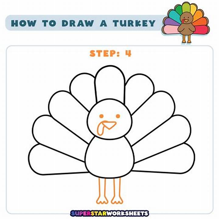 How to Draw a Turkey: Step-by-Step for Realistic Feathers