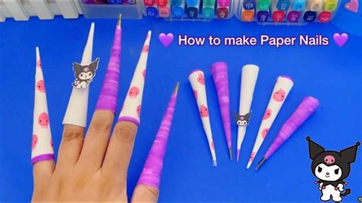 How to Make Paper Nails: a Step-by-Step Guide for Stylish, No-Tool Manicures