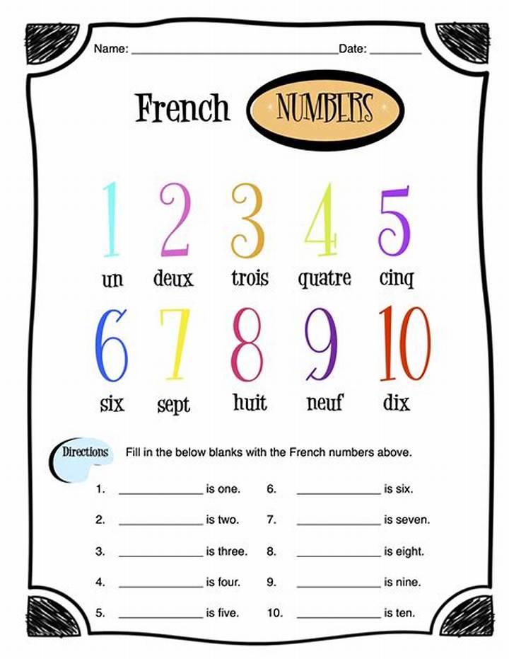 How to Say 6 7 in French (Plus the Numbers Around Them)