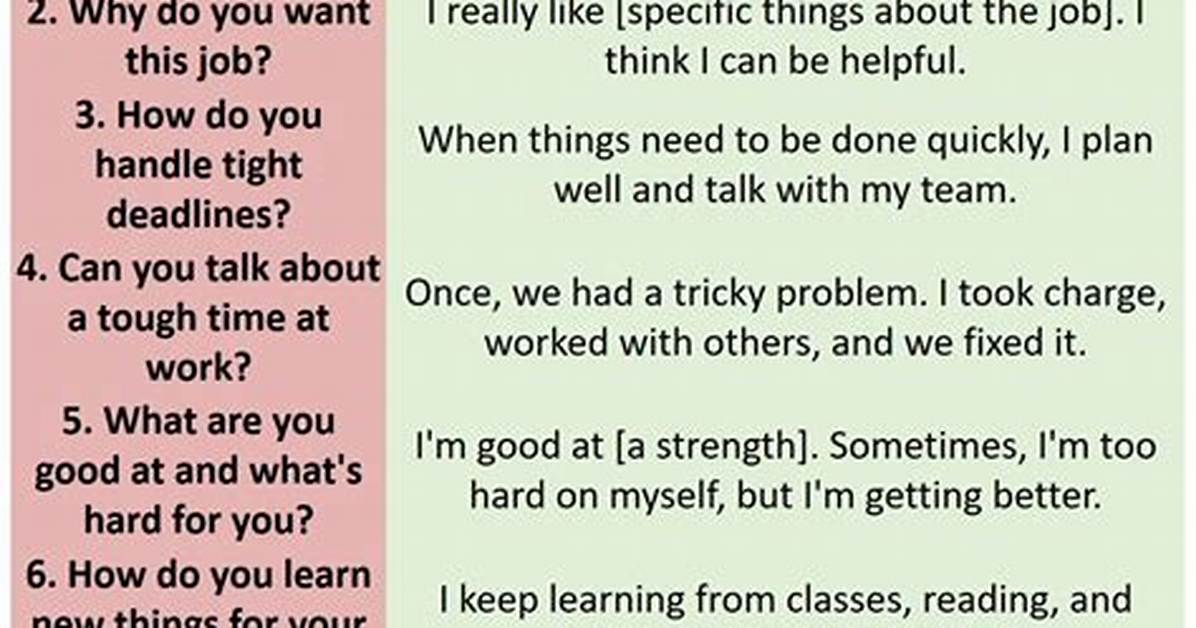 Interview Questions And