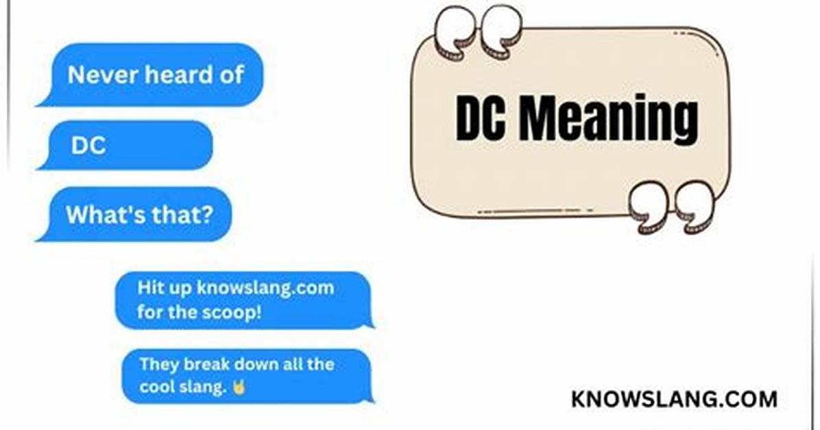 Meaning Dc In