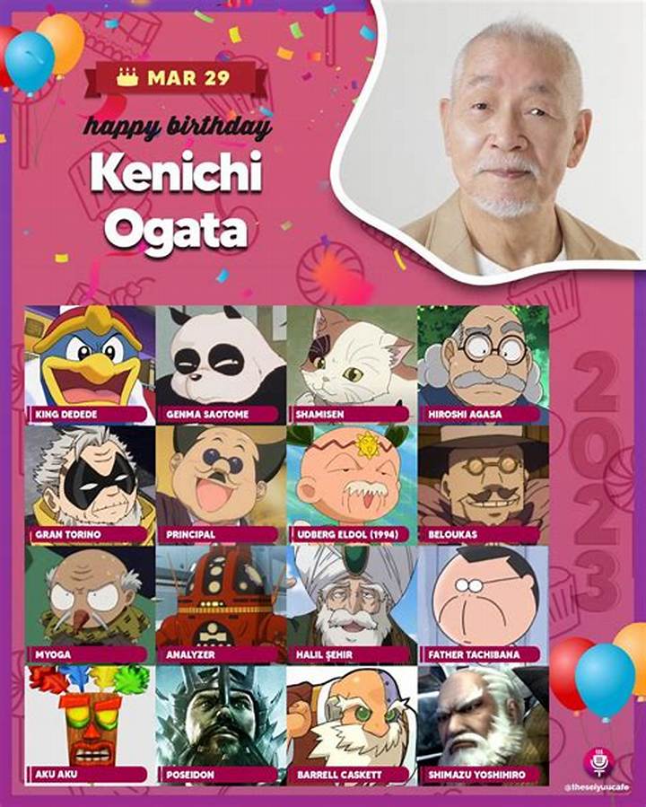 緒方賢一は『ワンピース』に出演？担当キャラと声優歴を整理