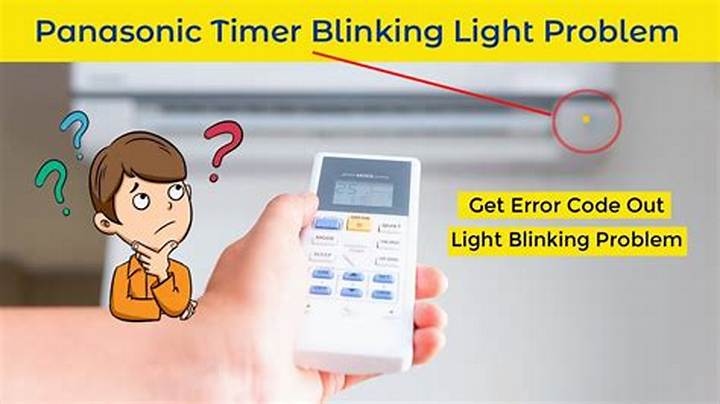 Panasonic Air Conditioner Timer Blinking: What It Means and What to Do