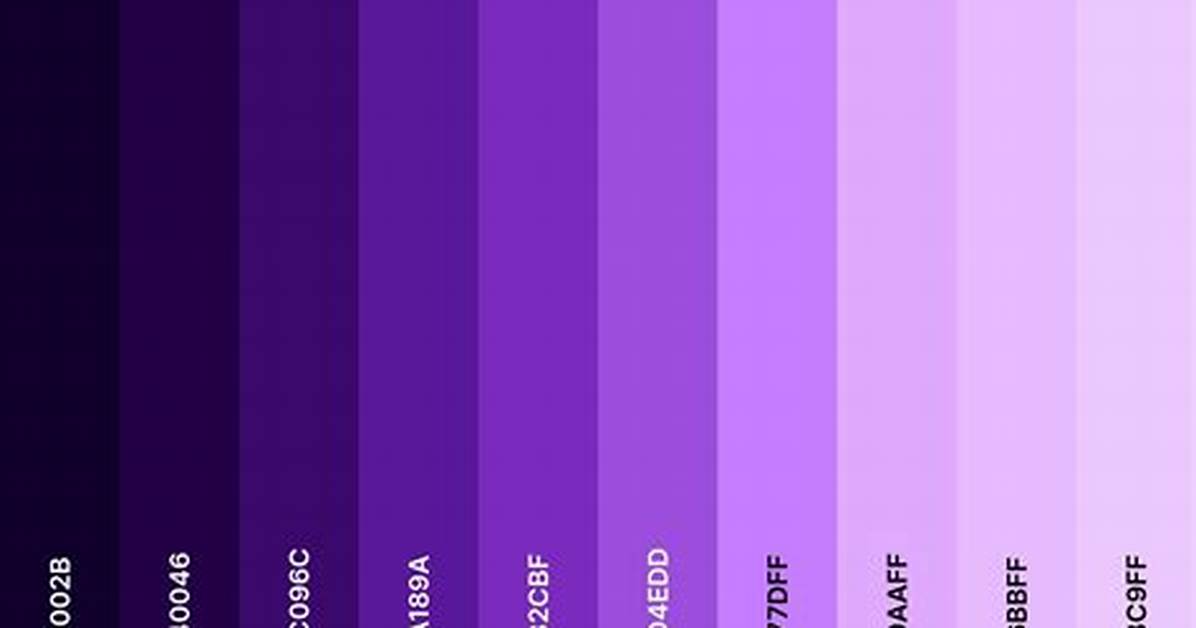 Purple And