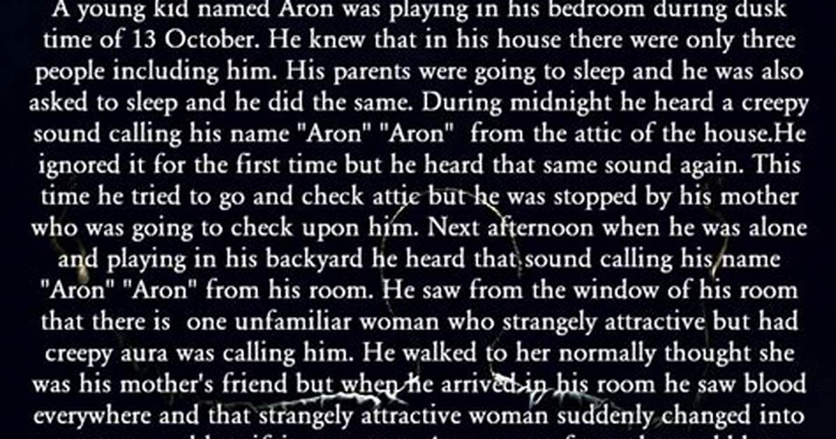 Scary Stories To