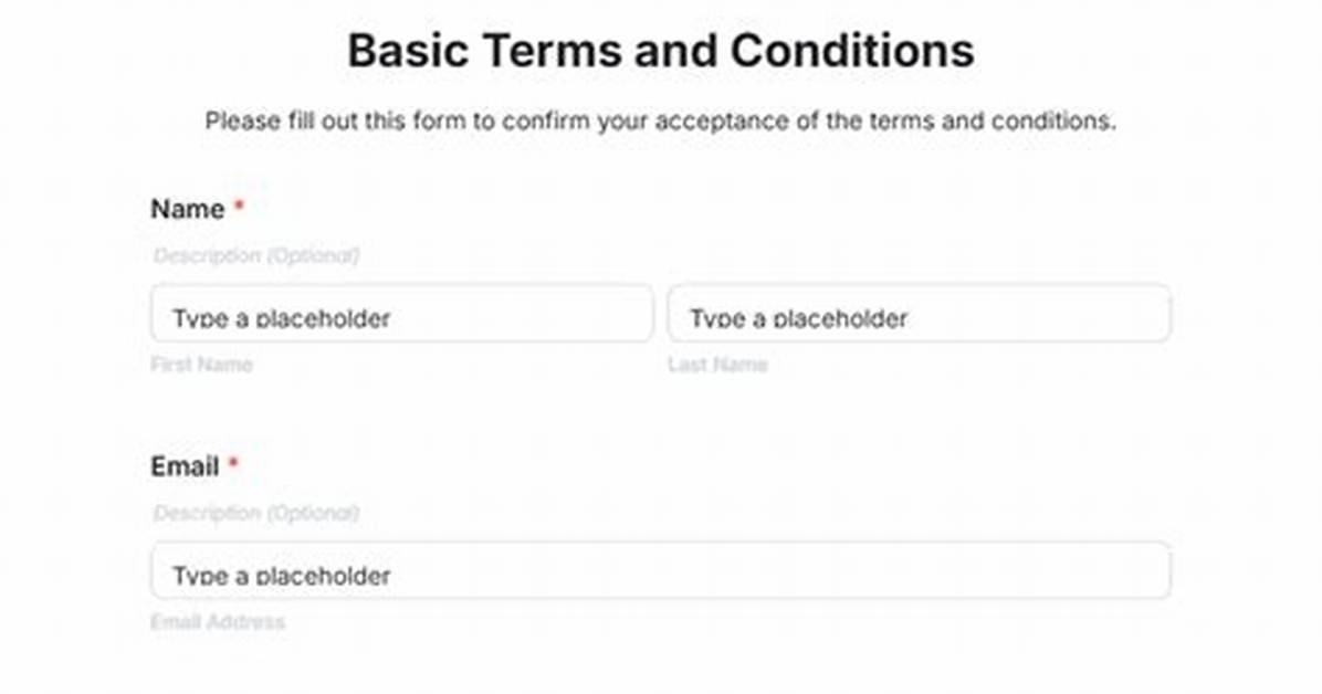 Terms And