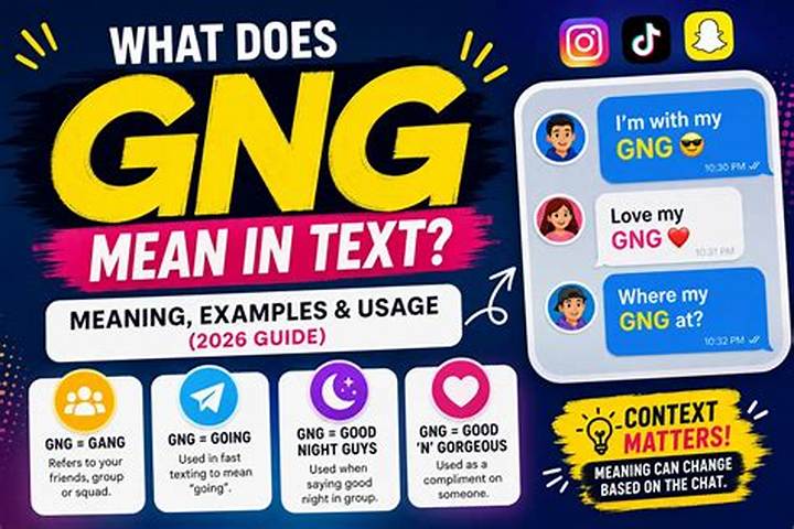 What Does “Gng” Mean? Common Uses, Origins, and How to Tell